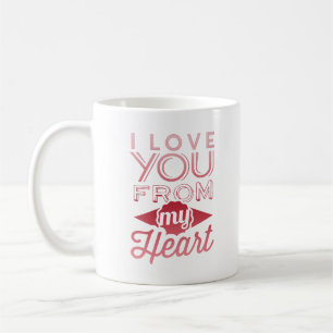 Caneca De Café eu te amo do meu coração