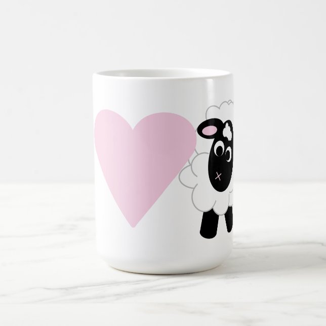 Caneca De Café Eu te amo lindos cartoons (Centro)