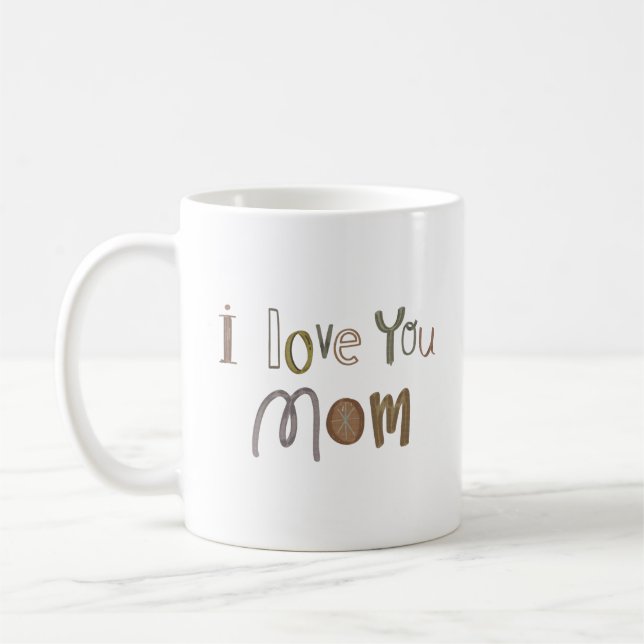 CANECA DE CAFÉ EU TE AMO MÃE (Esquerda)