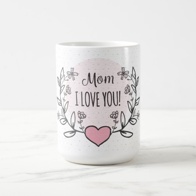 Caneca De Café Eu Te Amo, Mãe, Café Mug (Centro)