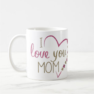 Caneca De Café Eu Te Amo, Mãe, Café Mug
