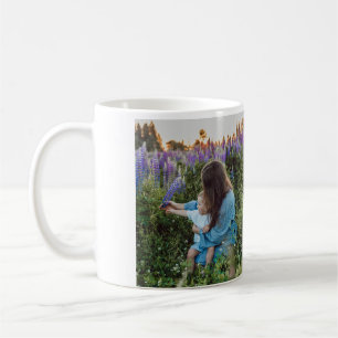 Caneca De Café Eu te amo mãe dia de as mães elegante adicionar te