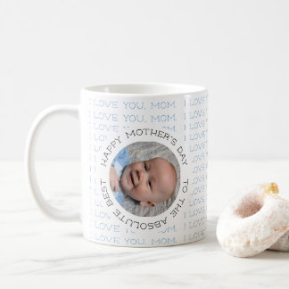Caneca De Café Eu Te Amo Mãe Dia de as mães Feliz Café Foto Do Be