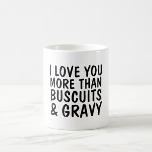 CANECA DE CAFÉ EU TE AMO MAIS DO QUE BUSCUITS E MACAS DE CAFÉ GRA