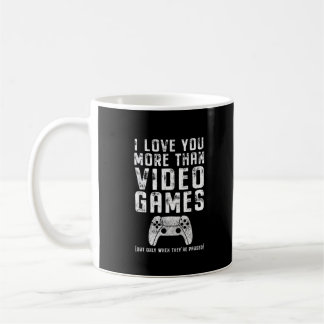 Caneca De Café Eu Te Amo Mais Do Que Jogos De Vídeo Presente Para