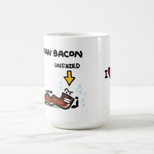 Caneca De Café "Eu te amo mais do que o bacon "