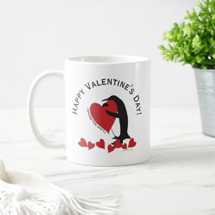 Caneca De Café Eu Te Amo Mais! - Namorados do Coração Vermelho