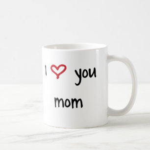 Caneca De Café Eu te amo, mamã