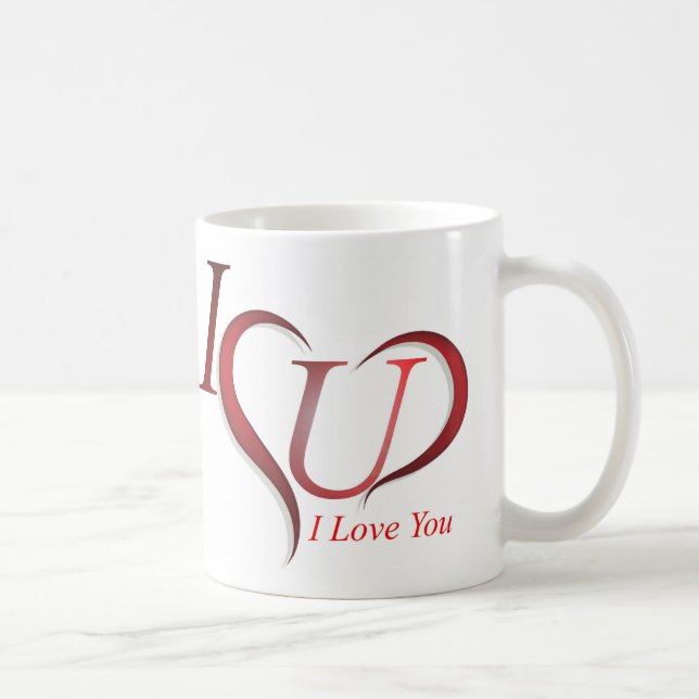 Caneca De Café Eu Te Amo Mug (Direita)