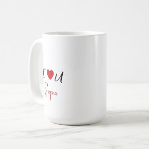 Caneca De Café Eu te amo o café do Namorados Mug