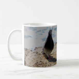 Caneca De Café Eu te amo, pombos bonitos no Impressão do amor