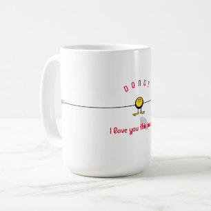 Caneca De Café Eu te amo tanto assim! emoji