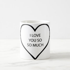 Caneca De Café Eu Te Amo Tanto Tanto