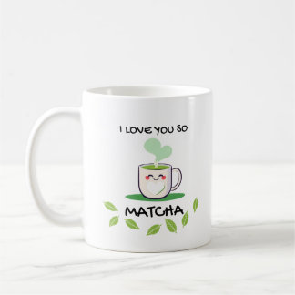 Caneca De Café Eu Te Amo Tão Matcha Mug