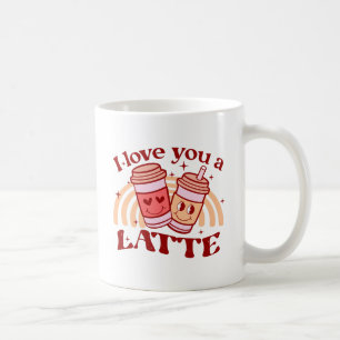 Caneca De Café Eu Te Amo Um Latte Torneira de café