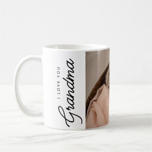 Caneca De Café Eu te amo Vovó Foto de criança