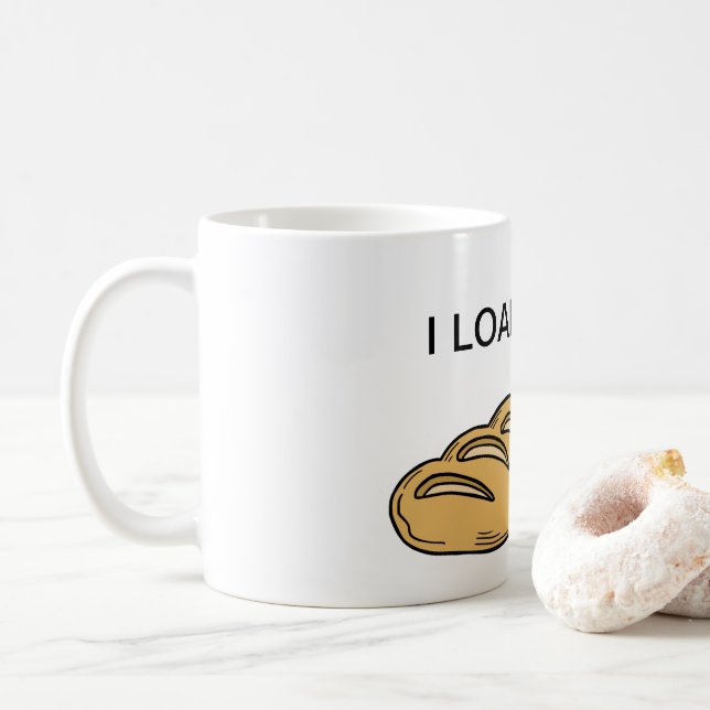 Caneca De Café Eu Te Surto - Dia de os namorados Mug (Com Donut)