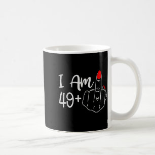 Caneca De Café Eu Tenho 49 Mais 1 Dedo do Meio Engraçado Aniversá