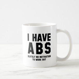 Caneca De Café Eu Tenho Abs