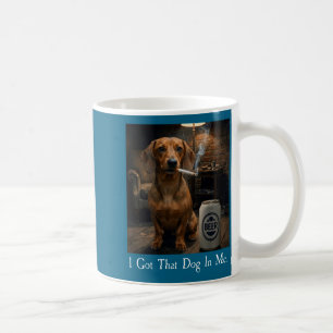 Caneca De Café Eu Tenho Esse Cachorro Em Mim Funny Dachshund Bebe