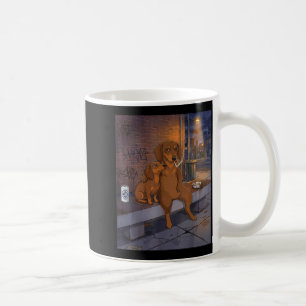 Caneca De Café Eu Tenho Esse Cachorro Em Mim Funny Dachshund Bebe