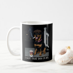 Caneca De Café Eu Tenho Esse Cachorro Em Mim, Personalidade Engra