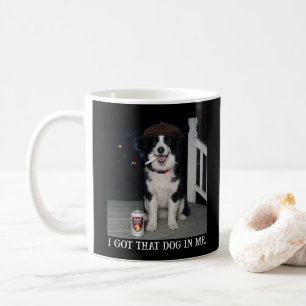 Caneca De Café Eu Tenho Esse Cachorro Em Mim, Piada Engraçada do