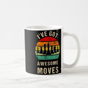 Caneca De Café Eu Tenho Movimentos Incríveis Jogador de Xadrez Xa