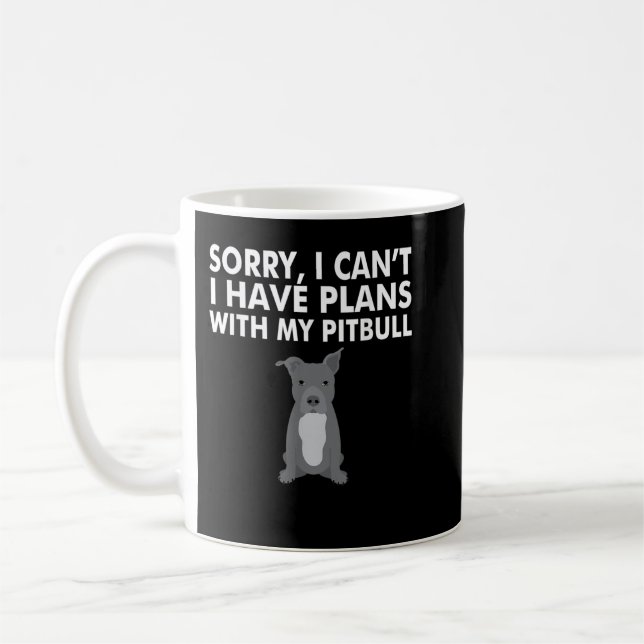 Caneca De Café Eu tenho planos com minha taberna de cachorro pica (Esquerda)