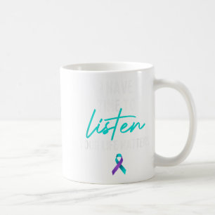 Caneca De Café Eu Tenho Tempo Para Ouvir Conscientização sobre Pr