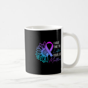 Caneca De Café Eu Tenho Tempo Para Ouvir Saúde Mental Conscientiz