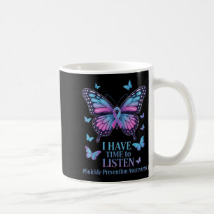 Caneca De Café Eu Tenho Tempo Para Ouvir Suicídio Sensibilização 