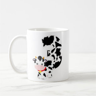 Caneca De Café Eu tenho três anos, três Fazendas, tema de anivers