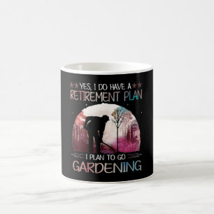 Caneca De Café Eu Tenho Um Plano De Aposentação Que Planejo Ir Pa