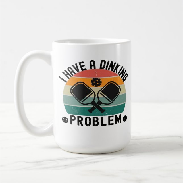 Caneca De Café Eu Tenho um Problema de Bebedeira  (Esquerda)