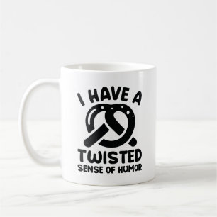Caneca De Café Eu Tenho Um Sentido De Humor Retorcido