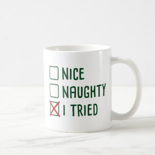 Caneca De Café Eu Tentei