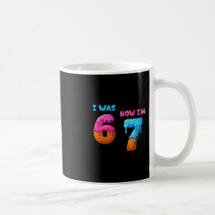 Caneca De Café Eu tinha 6 anos agora eu tenho 7 anos de idade eng