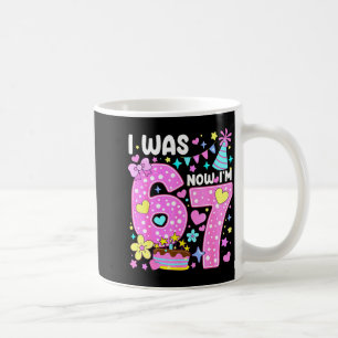 Caneca De Café Eu tinha 6 anos, agora tenho 7 Nk Lka Dot Seven Me