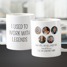 Caneca De Café Eu Trabalhava Com Legendas 5 Foto De Colega
