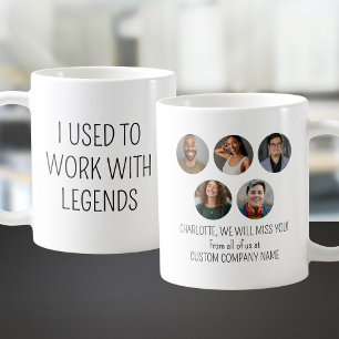 Caneca De Café Eu Trabalhava Com Legendas 5 Foto De Colega