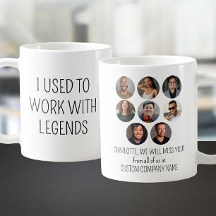 Caneca De Café Eu Trabalhava Com Legendas 8 Foto De Colega