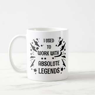 Caneca De Café Eu trabalhava com legendas absolutas de aposentado