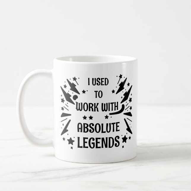 Caneca De Café Eu trabalhava com legendas absolutas de aposentado (Esquerda)