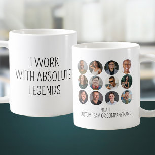 Caneca De Café Eu Trabalho Com Legendas Absolutas 12 Equipe Do Es