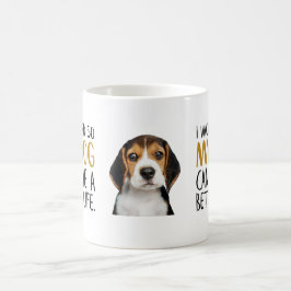 Caneca De Café Eu trabalho Duro para que meu cão possa ter uma ci