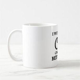 Caneca De Café Eu trabalho duro para que meu gato tenha uma vida