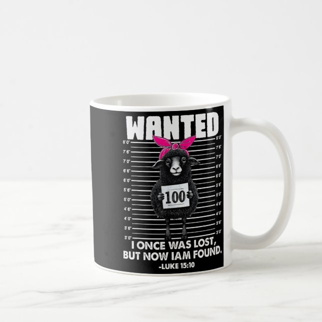 Caneca De Café Eu uma vez fui perdido, mas agora fui encontrado c (Direita)