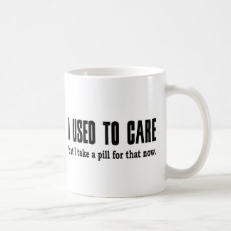 Caneca De Café Eu usei-me para importar-se. Mas eu tomo um