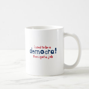 Caneca De Café Eu usei-me para ser uma Democrata então que eu